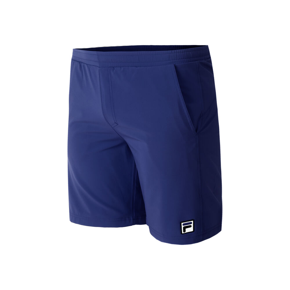 Fila Santana Shorts Hombres - Azul Oscuro, Blanco