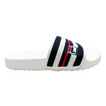 Calzado Fila Fila Heritage Slides Chanclas Hombres-Blanco,Azul Oscuro