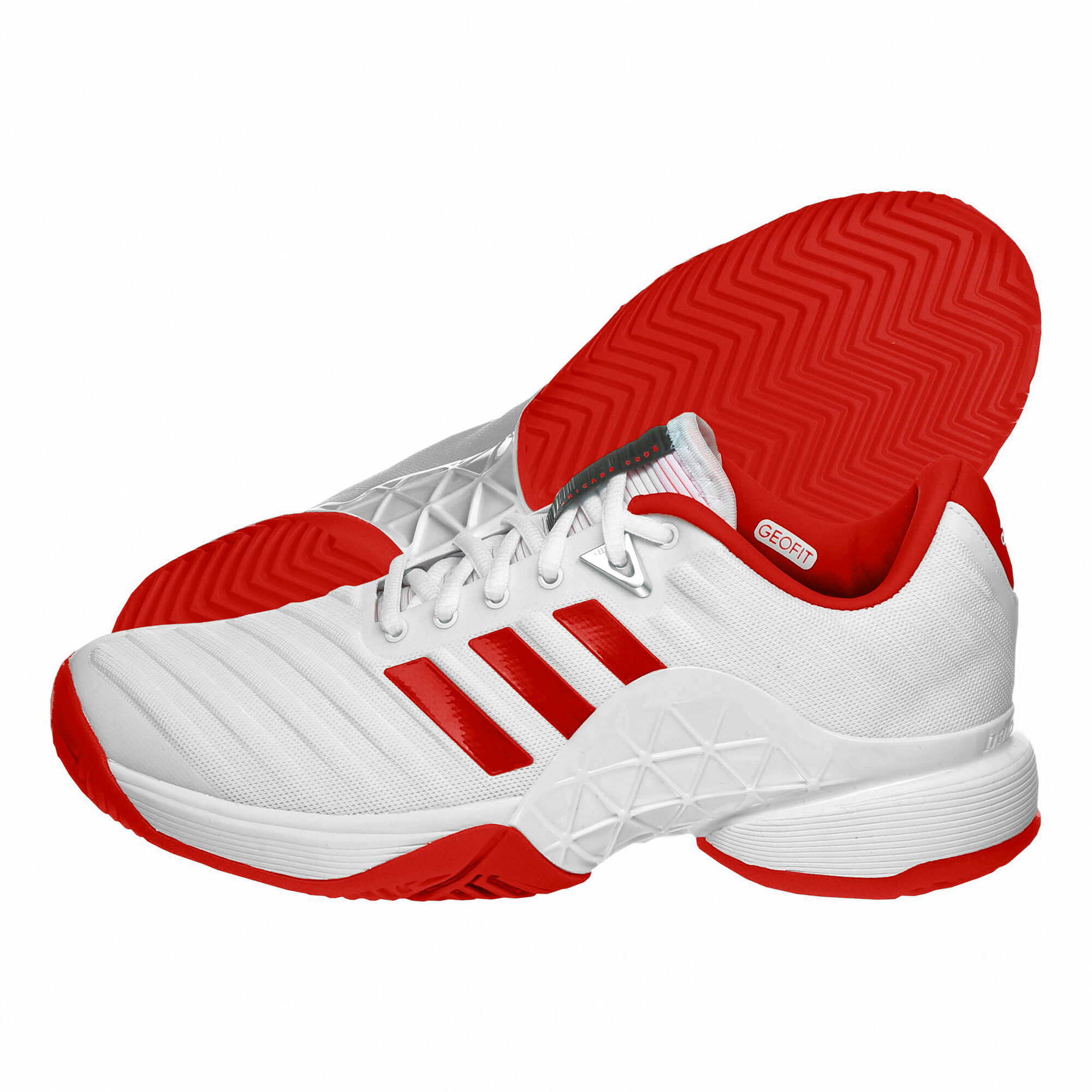 adidas Barricade 2018 Zapatilla Todas Las Superficies Mujeres - Blanco, Rojo compra online Tennis-Point