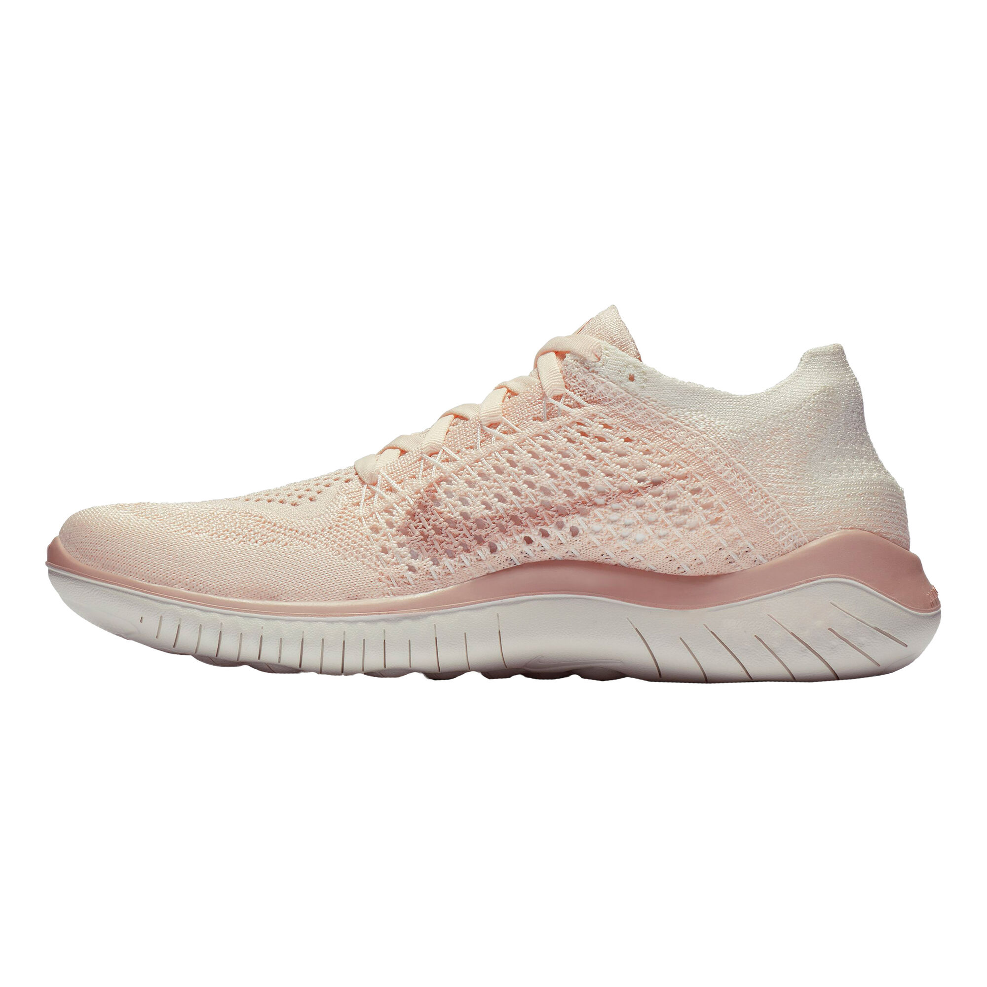 Nike Free Run Flyknit 2018 Zapatilla De Entrenamiento Mujeres Crema, Rosa compra |