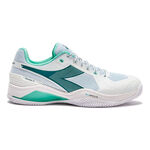 Zapatillas de tenis Diadora Diadora  Blushield Torneo 3 Zapatilla tierra batida Hombres-blanco, color petr&oacute;leo