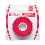 Sobregrips Wilson WILSON DRY OVERGRIP 3 PACK RED