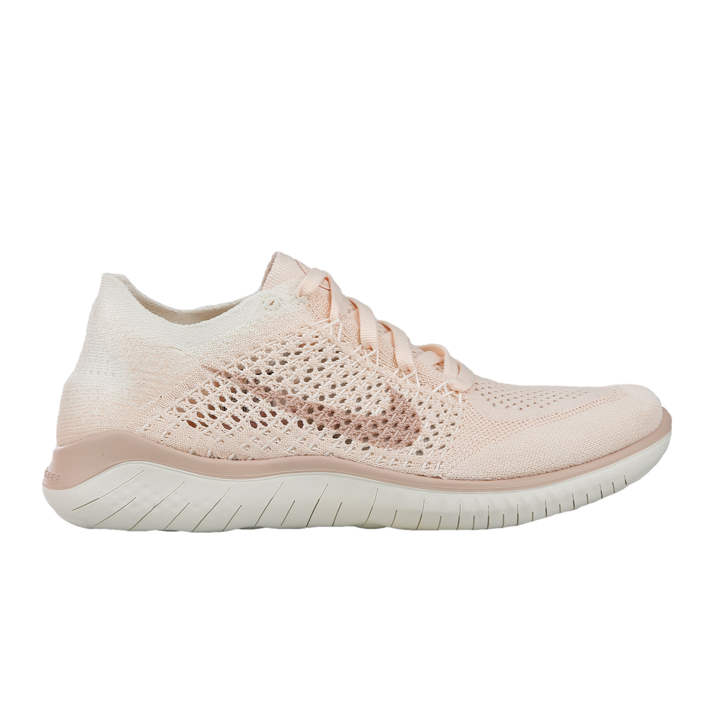 Buy Nike Free Run Flyknit 2018 Zapatilla De Entrenamiento Mujeres Crema Rosa online Tennis Point ES