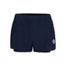Crew 2in1 Shorts Mujeres-Azul Oscuro