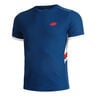 Squadra III Camiseta De Manga Corta Hombres-Azul,Rojo