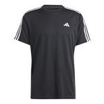 Ropa adidas adidas Essentials Train 3-Stripes Training Camiseta De Manga Corta Hombres-Negro,Blanco