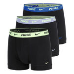 Ropa Nike Nike Essential Cotton Stretch Trunk Calzoncillos tipo b&oacute;xer - Pack de 3 Hombres-negro, turquesa
