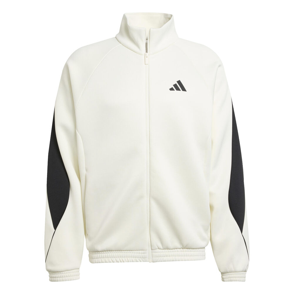 adidas Stadiums Chaqueta De Entrenamiento Hombres-Crema,Negro