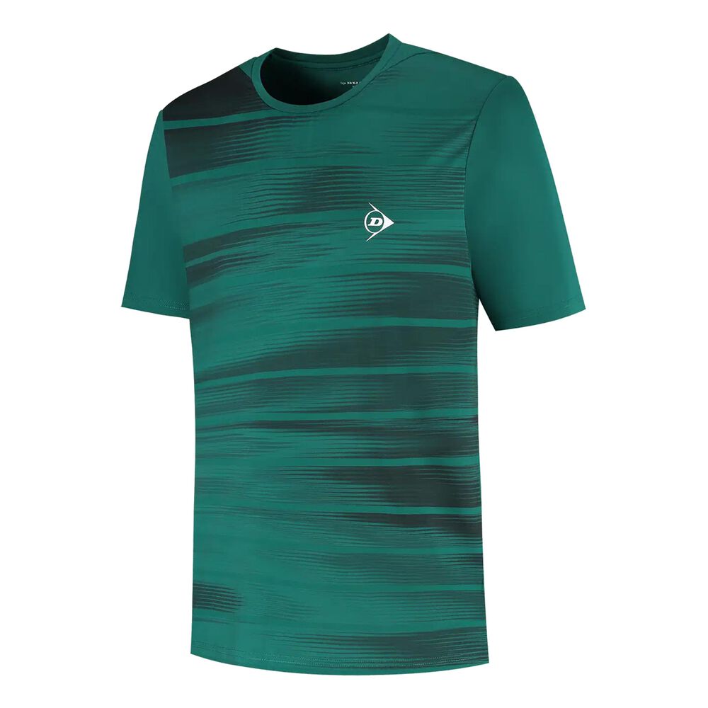 Dunlop Game Camiseta De Manga Corta Hombres-Verde,Negro