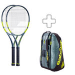 Pack Raqueta + Raquetero Babolat Babolat Pure Aero + Raquetas de competici&oacute;n sin encordar