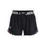 Tri Color Shorts Chicas - negro, 