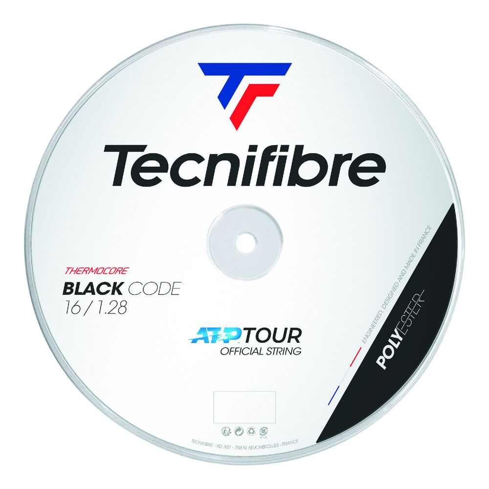 Tecnifibre Black Code 200m Bobinas De Cordaje-Lima
