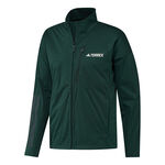 Ropa adidas adidas Terrex XPR Softshell Chaqueta para correr Hombres-verde