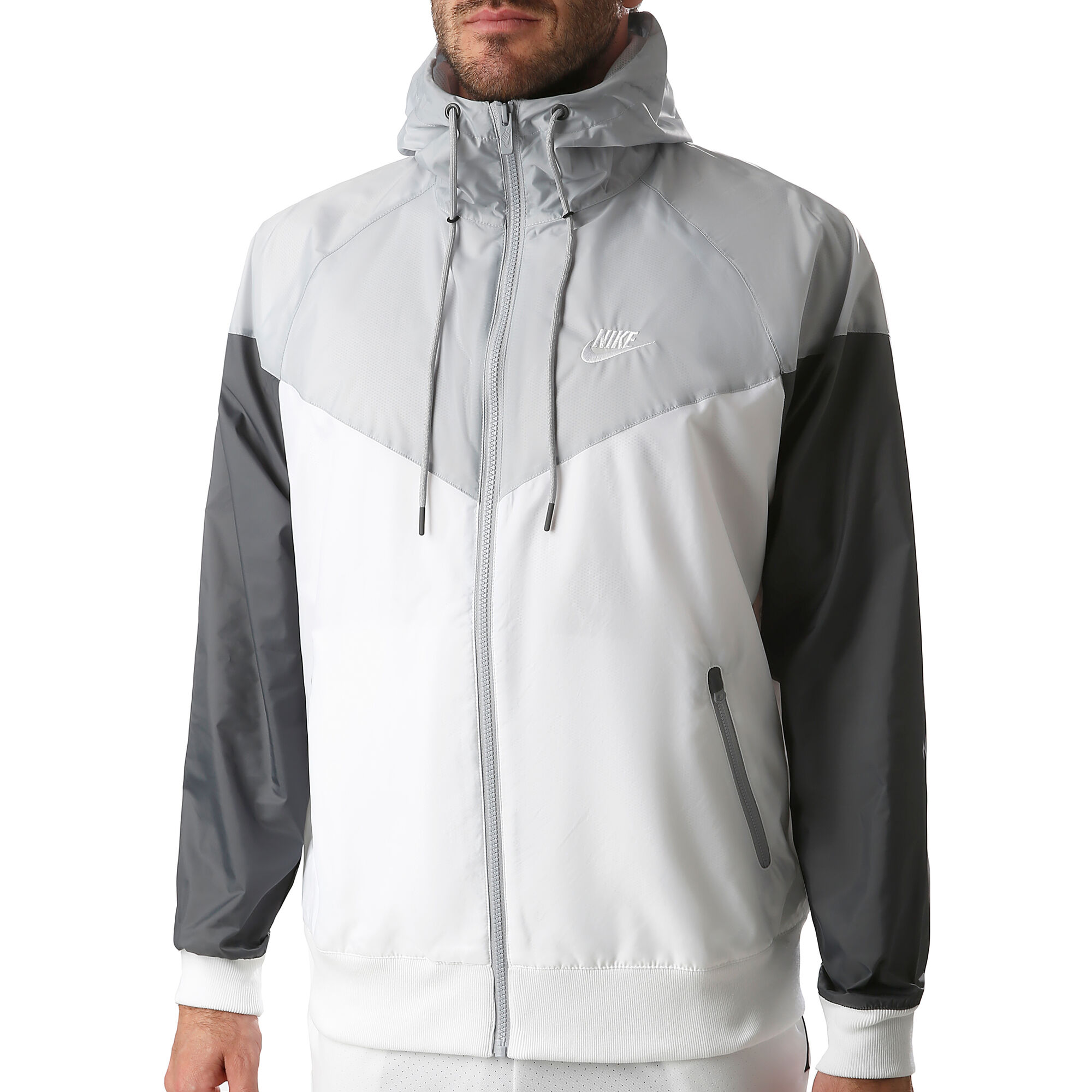 Nike Sportswear Chaqueta De Entrenamiento Hombres - Blanco, Gris Claro compra online | Tennis-Point