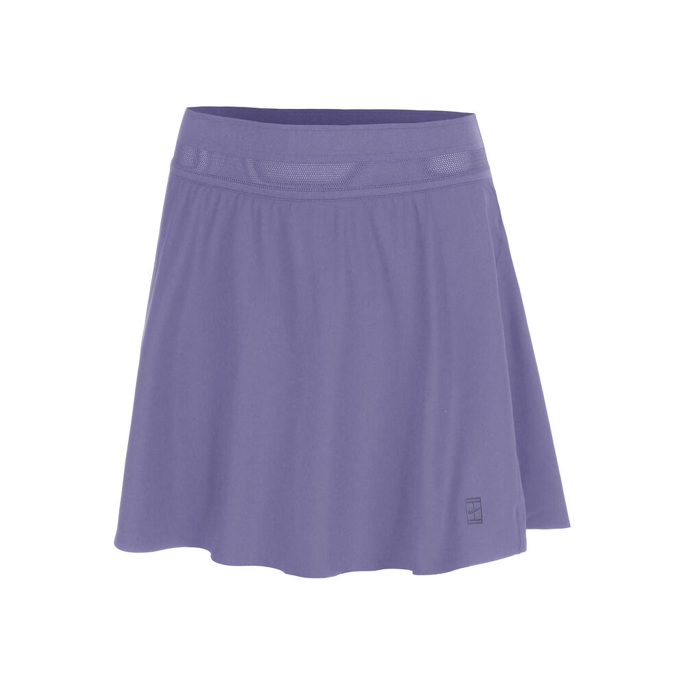 Nike Court Dri-FIT Advantage Ace High Rise Reg Falda Mujeres-Morado