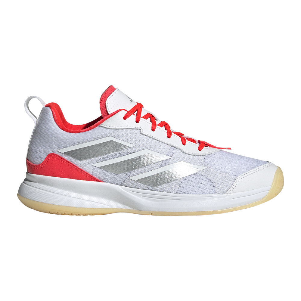 adidas AvaFlash Zapatilla Todas Las Superficies Mujeres-Blanco,Rojo