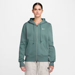 Ropa Nike Nike Phoenix Fleece Full-Zip Sudadera Con Cremallera Mujeres-Salvia