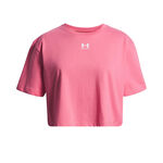 Ropa Under Armour Under Armour Rival Camiseta de manga corta Chicas-rosa