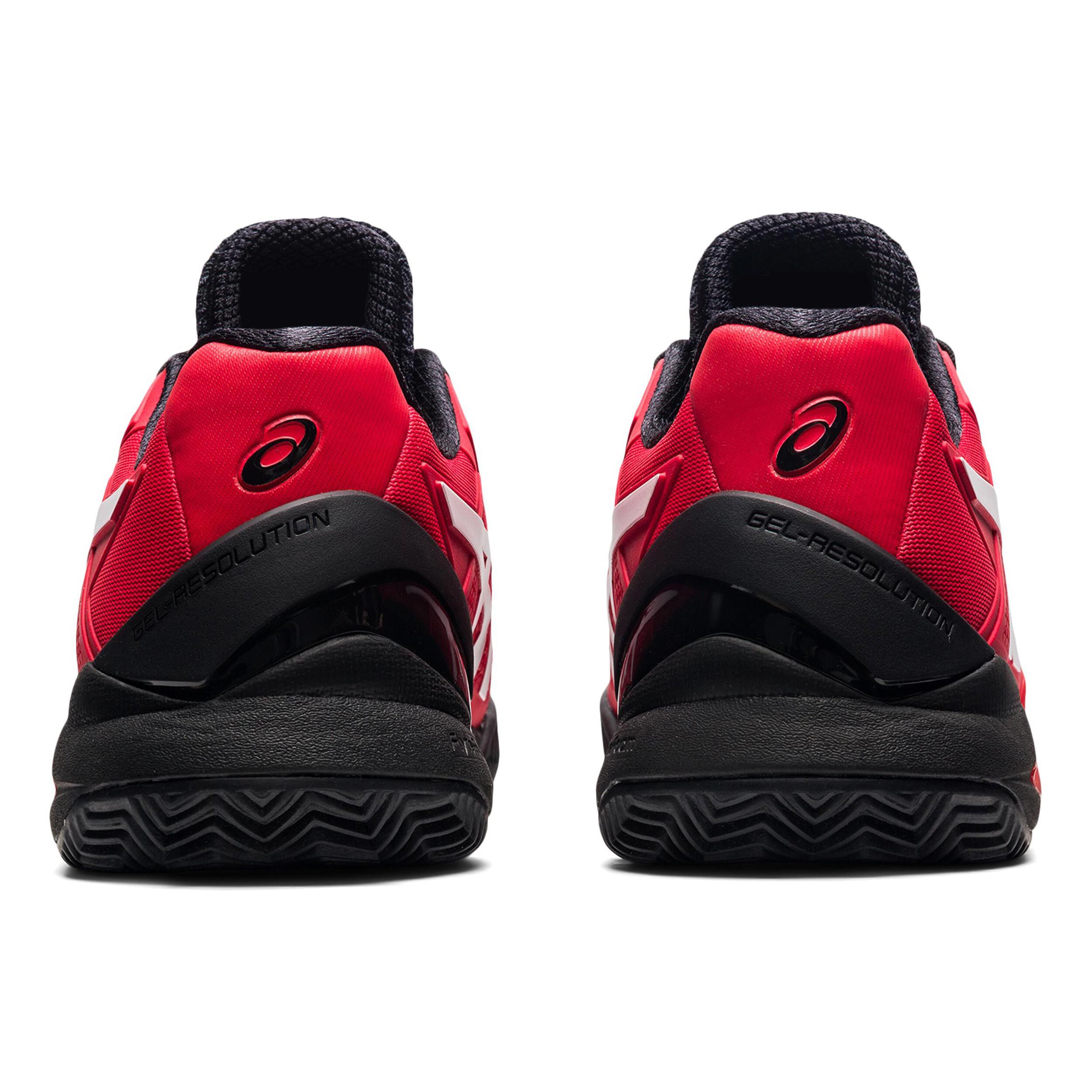 Buy ASICS Gel Resolution 8 Zapatilla Tierra Batida Hombres Rojo Blanco online Tennis Point ES