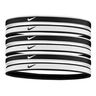 Swoosh Sport Tipped Cinta Para El Pelo Pack De 6-Blanco,Negro