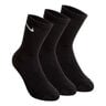 Everyday Cushion Crew Calcetines Deporte Pack De 3-Negro