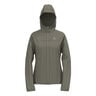 X-Alp Waterproof Chaqueta para correr Mujeres-caqui