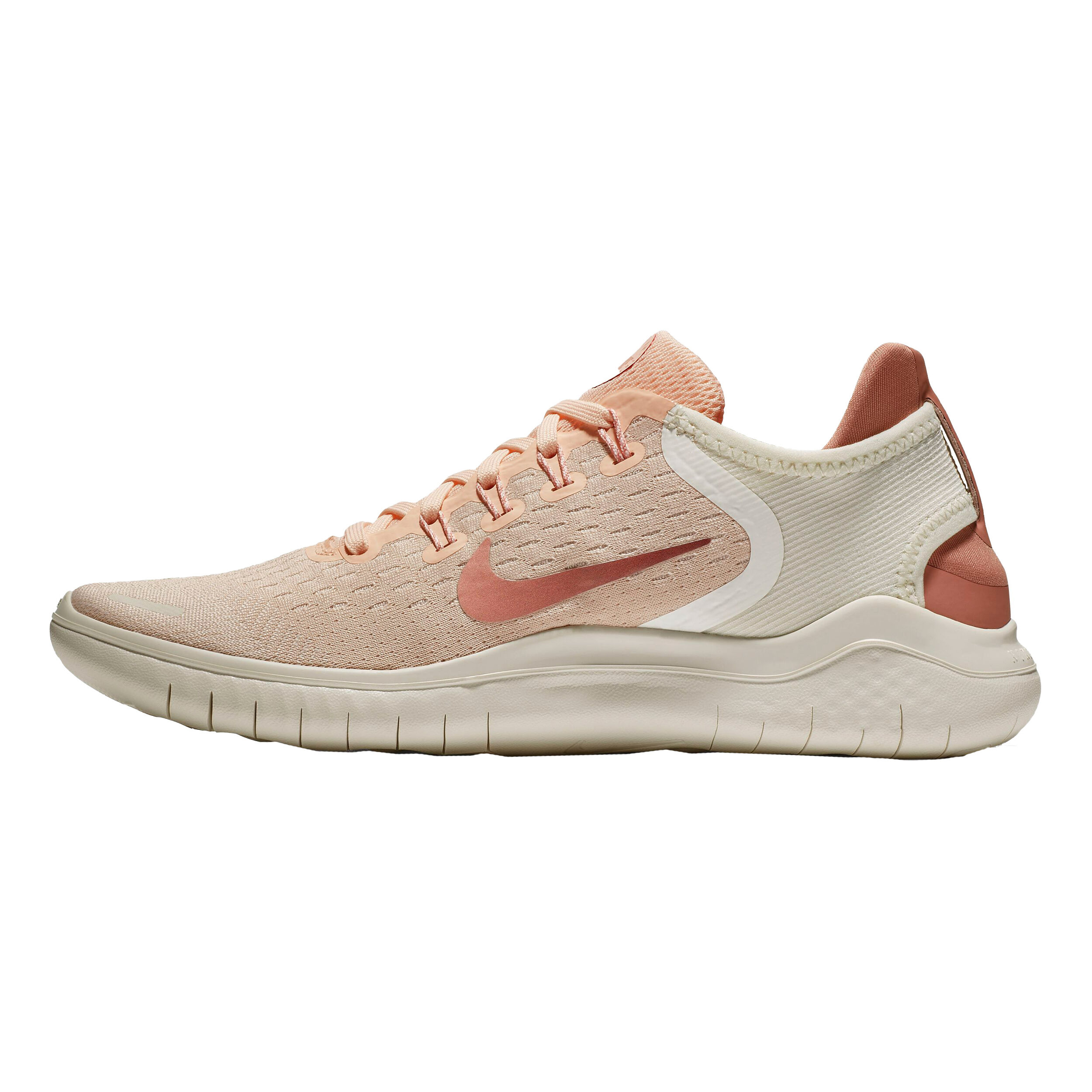 Buy Nike Free Run 2018 Zapatilla De Entrenamiento Mujeres Crema Rosa online Tennis Point ES