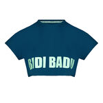 Ropa BIDI BADU BIDI BADU Abdominis Crop Move Camiseta De Manga Corta Mujeres-Color Petróleo