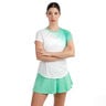 Crew Fade 2.0 Camiseta de manga corta Mujeres-verde, blanco