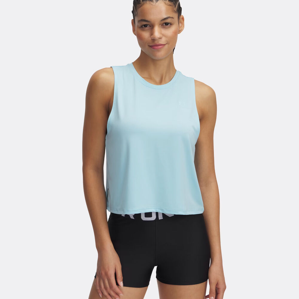 Under Armour Vanish Energy Crop Camiseta De Tirantes Mujeres - Azul