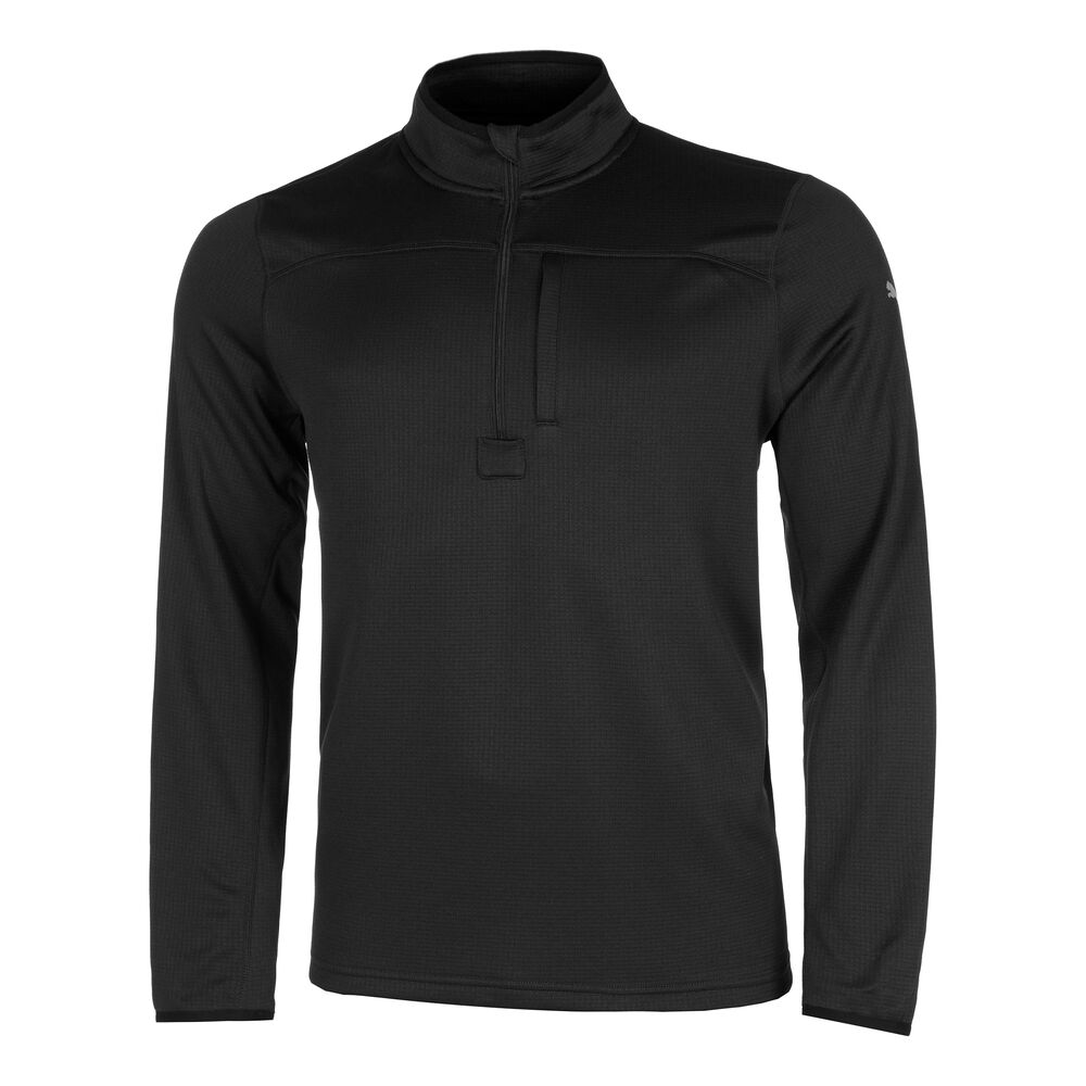 Puma Run Microfleece Half-Zip Top De Running Hombres - Negro