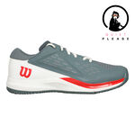 Zapatillas de tenis Wilson Wilson Rush Pro Ace Quiet Please Zapatilla Tierra Batida Hombres-Gris,Naranja
