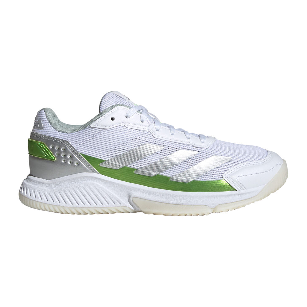 adidas Courtquick Padel Zapatilla De Pádel Mujeres-Blanco,Plateado