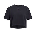 Ropa Under Armour Under Armour Rival Camiseta de manga corta Chicas-negro