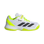 Zapatillas de tenis adidas adidas Courtflash Comfort Closure Zapatilla Todas Las Superficies Niños-Blanco,Amarillo Neón