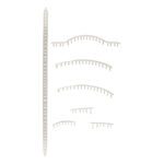 Accesorios para raquetas Babolat Babolat Pure Strike 97 Juego De Cintas Con Ojales-Transparente