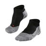 RU4 Endurance Invisible Calcetines Para Correr Hombres-Negro,Gris Claro