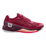Zapatillas de tenis Wilson Wilson Rush Pro 4.0 Zapatilla Todas Las Superficies Mujeres-Rojo Oscuro,Berry