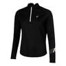 Icon 1/2 Zip Camiseta De Running Mujeres-Negro