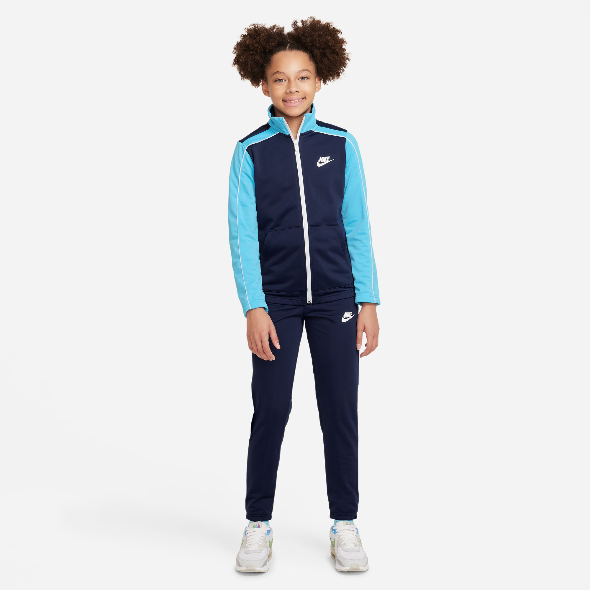 Buy Nike Sportswear Futura Chandal Chicos Azul Oscuro Turquesa online Tennis Point ES