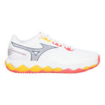Zapatillas de tenis Mizuno Mizuno Wave Enforce Tour 2 Zapatilla Tierra Batida Mujeres-Blanco,Azul Claro