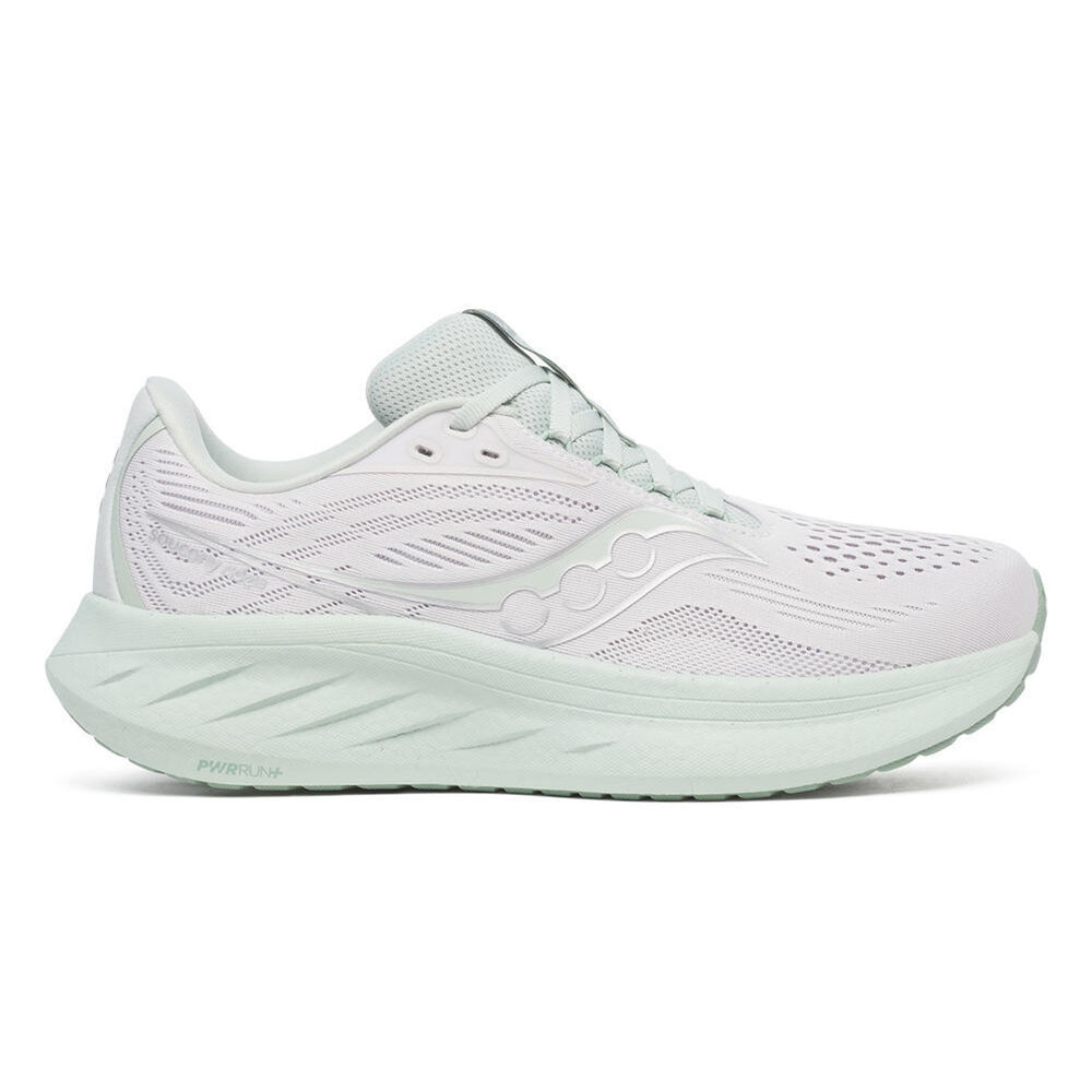 Saucony Ride 18 Zapatilla Neutral Mujeres - Crema, Mint