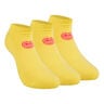Leana No Show Tech Calcetines Deporte Pack De 3 Mujeres-Amarillo,Rosa