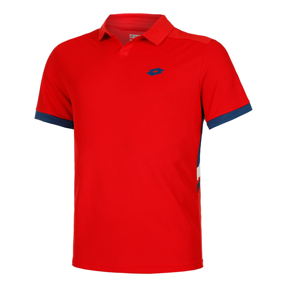 Lotto Squadra III Polo Hombres-Rojo
