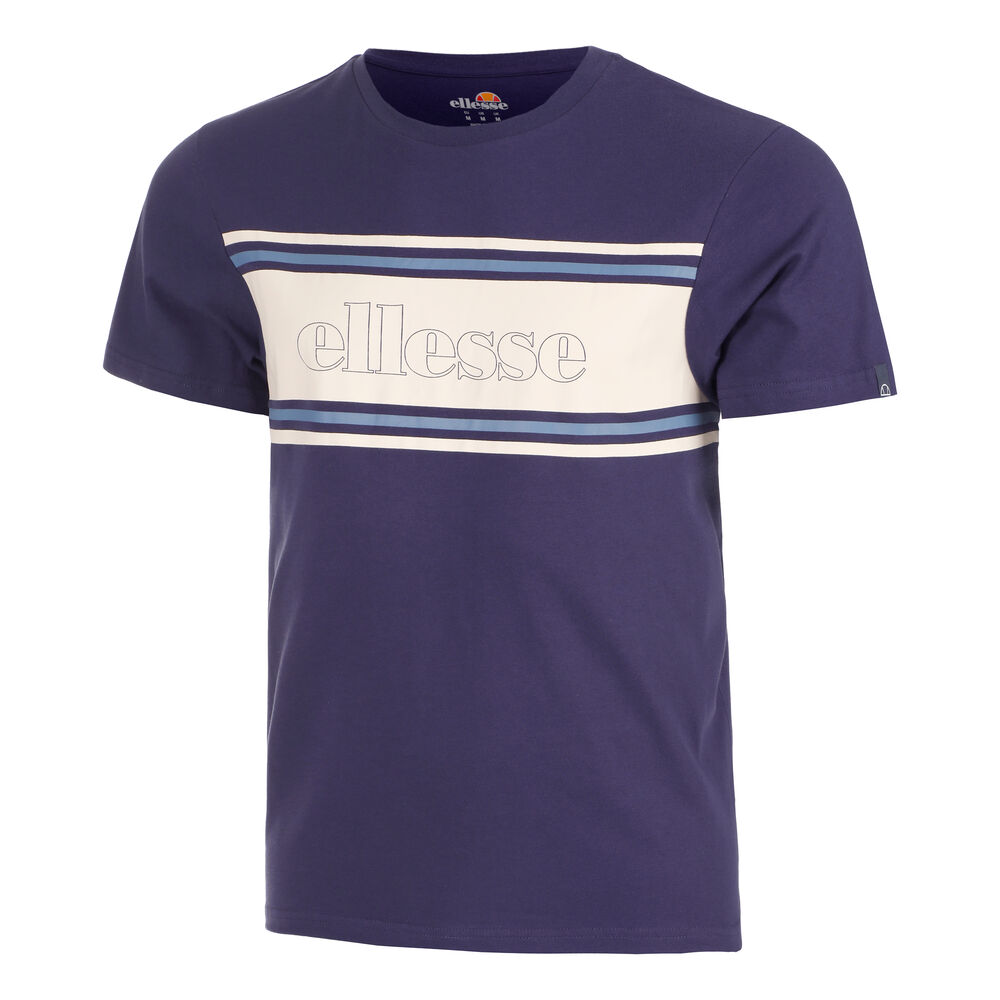 Ellesse Avalon Camiseta De Manga Corta Hombres - Azul Oscuro