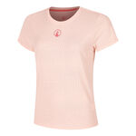 Ropa de tenis Quiet Please Quiet Please Endlessly Spin Camiseta De Manga Corta Mujeres-Rosa