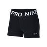 Dri-Fit Big Kids 3in Shorts Chicas - negro, blanco