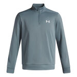 Ropa Under Armour Under Armour Quarter Half-Zip Camiseta de manga larga Hombres-azul claro
