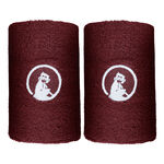Ropa de tenis Quiet Please Quiet Please Long Cinta Para Sudor Pack De 2-Rojo Vino