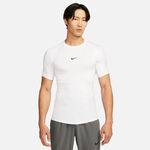 Ropa Nike Nike Dri-Fit Pro Tight Fitness Camiseta De Manga Corta Hombres-Blanco,Negro